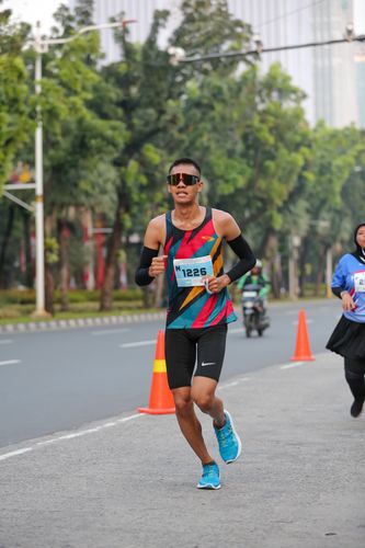 Race photo from KEMLU RUN 2025