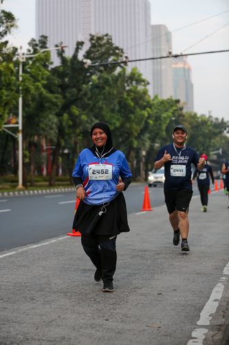 Race photo from KEMLU RUN 2025