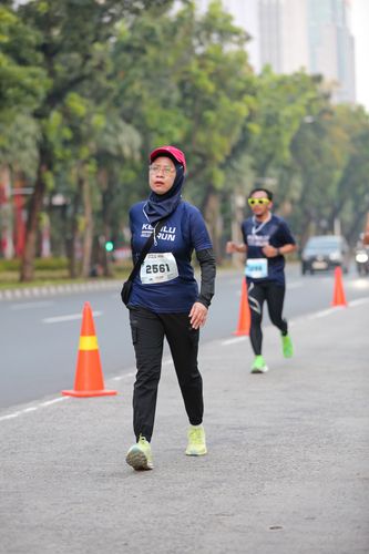 Race photo from KEMLU RUN 2025
