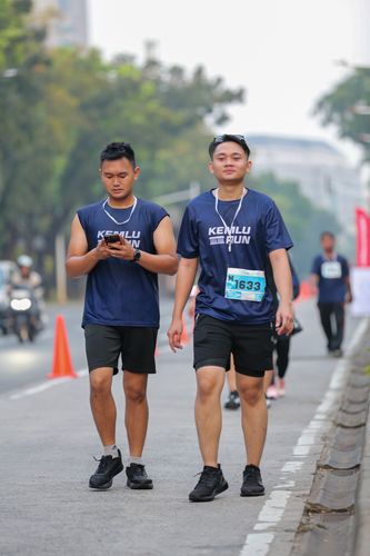 Race photo from KEMLU RUN 2025