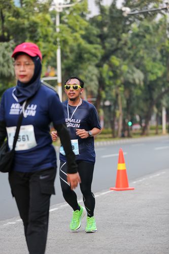Race photo from KEMLU RUN 2025