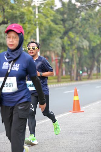 Race photo from KEMLU RUN 2025