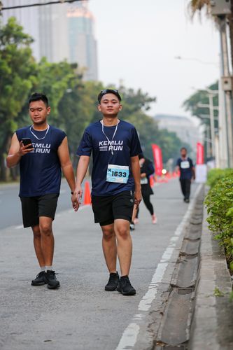 Race photo from KEMLU RUN 2025
