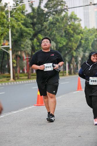 Race photo from KEMLU RUN 2025