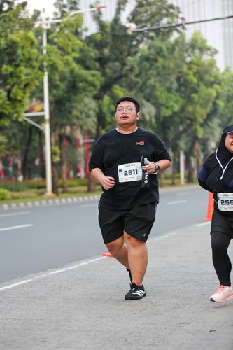 Race photo from KEMLU RUN 2025