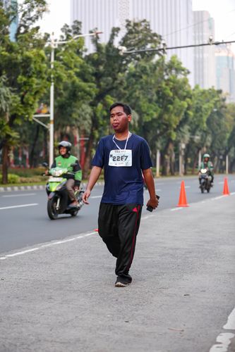 Race photo from KEMLU RUN 2025