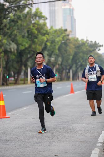 Race photo from KEMLU RUN 2025