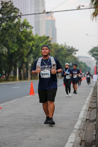 Race photo from KEMLU RUN 2025