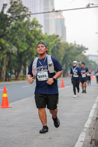 Race photo from KEMLU RUN 2025