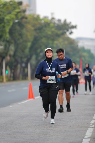 Race photo from KEMLU RUN 2025