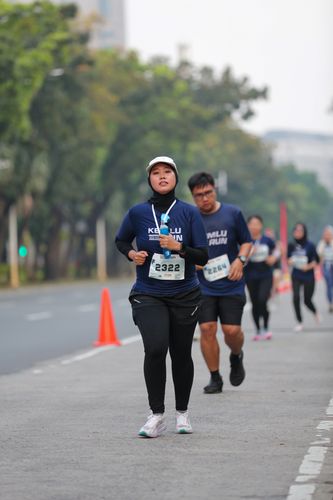 Race photo from KEMLU RUN 2025