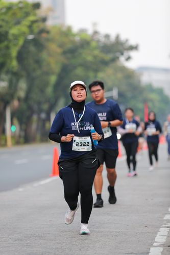 Race photo from KEMLU RUN 2025