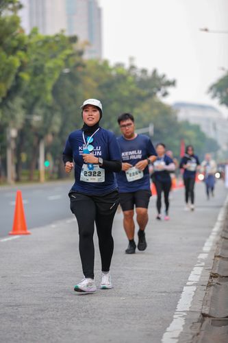 Race photo from KEMLU RUN 2025