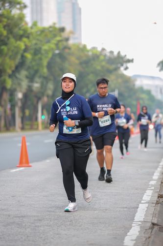 Race photo from KEMLU RUN 2025