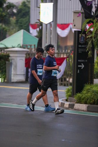 Race photo from KEMLU RUN 2025