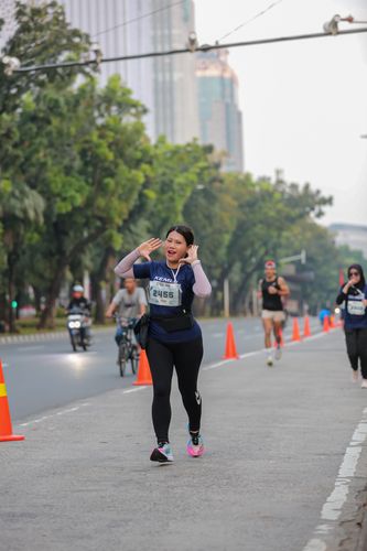 Race photo from KEMLU RUN 2025