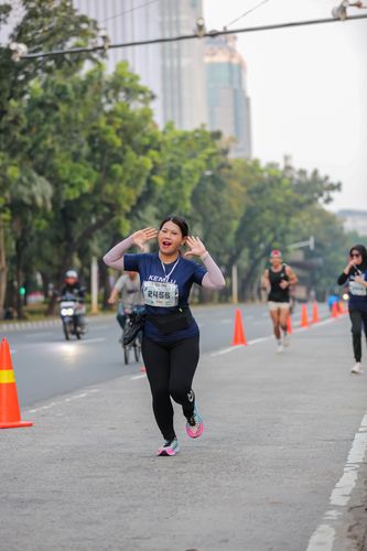 Race photo from KEMLU RUN 2025