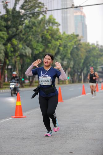 Race photo from KEMLU RUN 2025