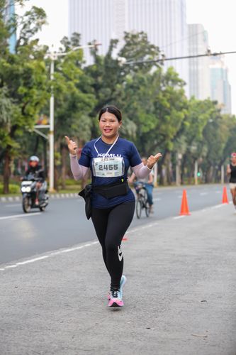 Race photo from KEMLU RUN 2025