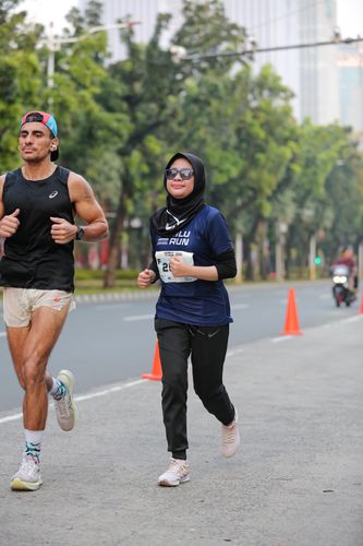 Race photo from KEMLU RUN 2025