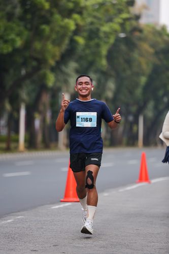 Race photo from KEMLU RUN 2025