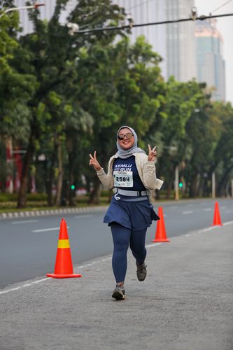 Race photo from KEMLU RUN 2025