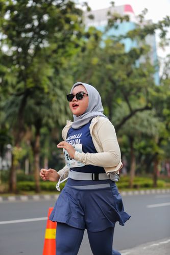 Race photo from KEMLU RUN 2025