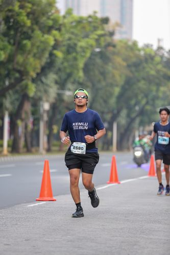 Race photo from KEMLU RUN 2025