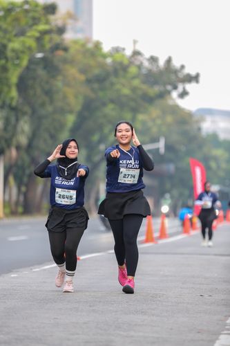 Race photo from KEMLU RUN 2025