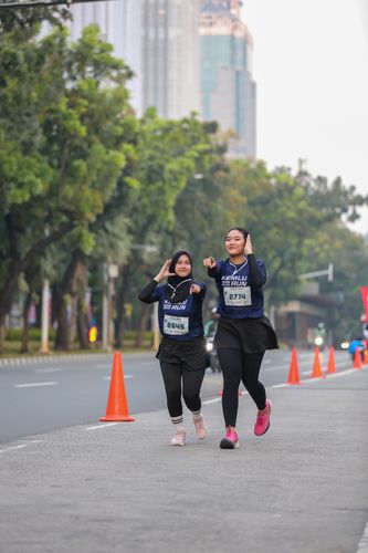 Race photo from KEMLU RUN 2025
