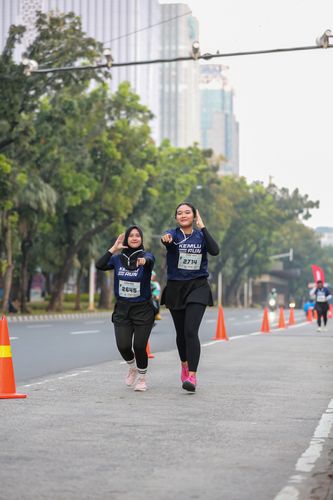 Race photo from KEMLU RUN 2025