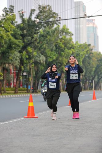 Race photo from KEMLU RUN 2025