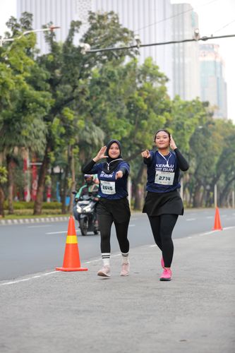 Race photo from KEMLU RUN 2025
