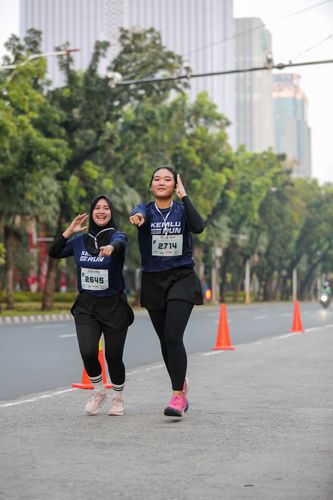 Race photo from KEMLU RUN 2025