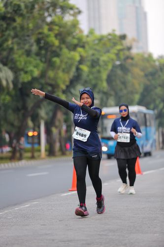 Race photo from KEMLU RUN 2025