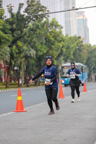 Race photo from KEMLU RUN 2025
