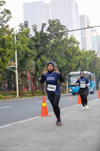 Race photo from KEMLU RUN 2025