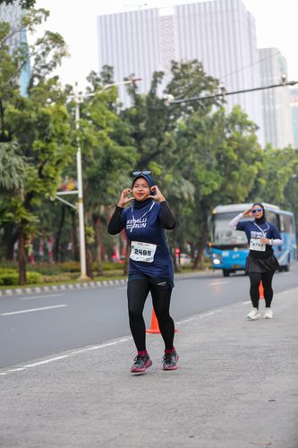 Race photo from KEMLU RUN 2025