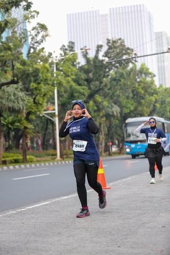 Race photo from KEMLU RUN 2025