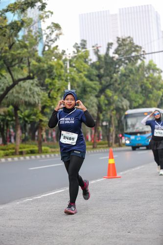 Race photo from KEMLU RUN 2025