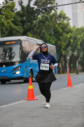 Race photo from KEMLU RUN 2025