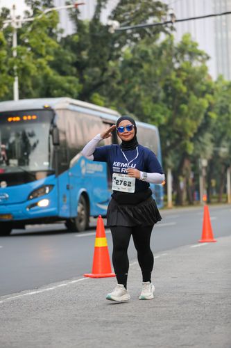 Race photo from KEMLU RUN 2025