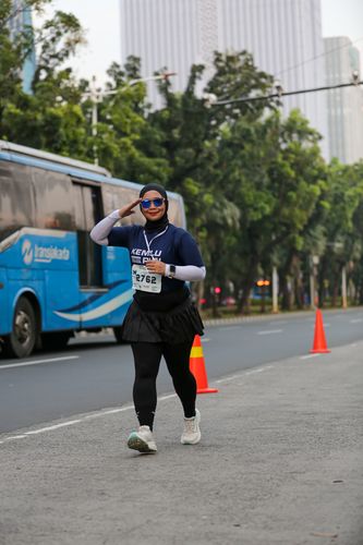 Race photo from KEMLU RUN 2025