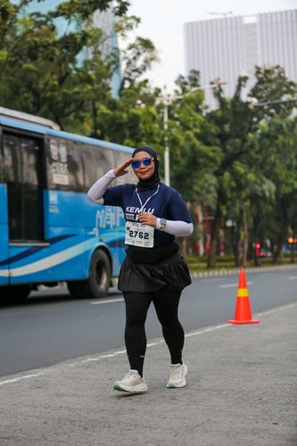Race photo from KEMLU RUN 2025