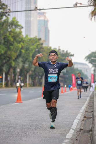 Race photo from KEMLU RUN 2025