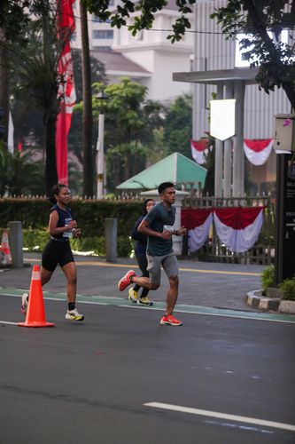 Race photo from KEMLU RUN 2025