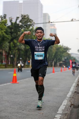 Race photo from KEMLU RUN 2025