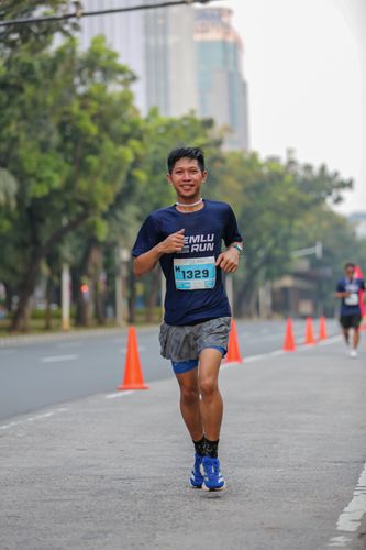 Race photo from KEMLU RUN 2025