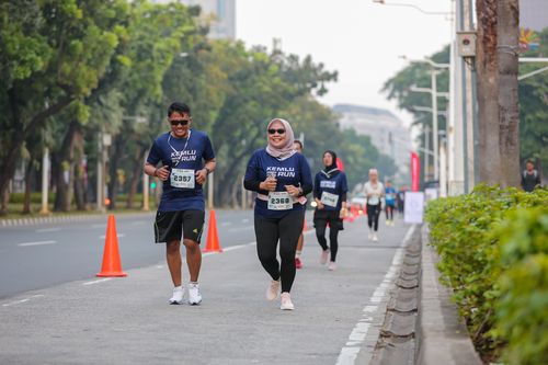 Race photo from KEMLU RUN 2025