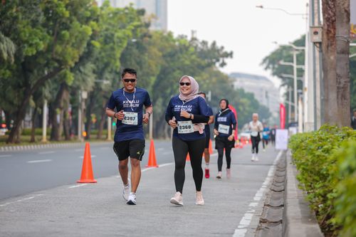 Race photo from KEMLU RUN 2025